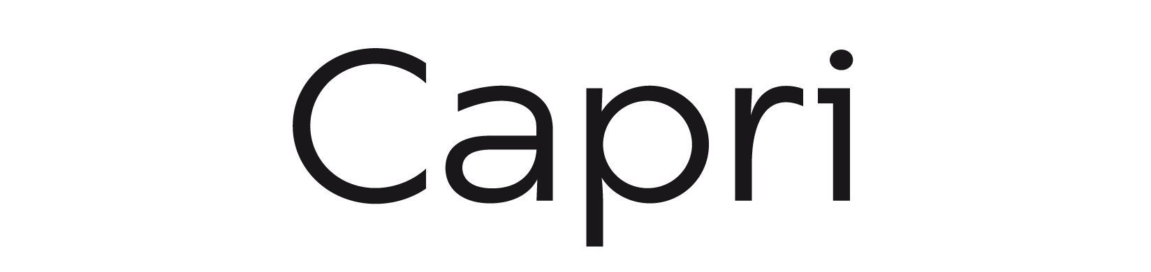 Capri Typeface