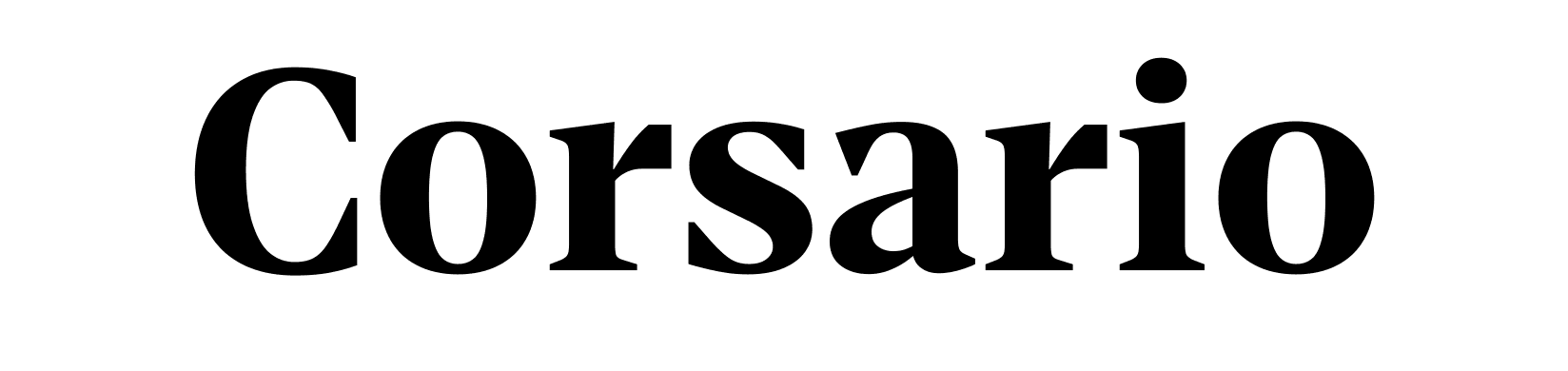 Corsario Typeface