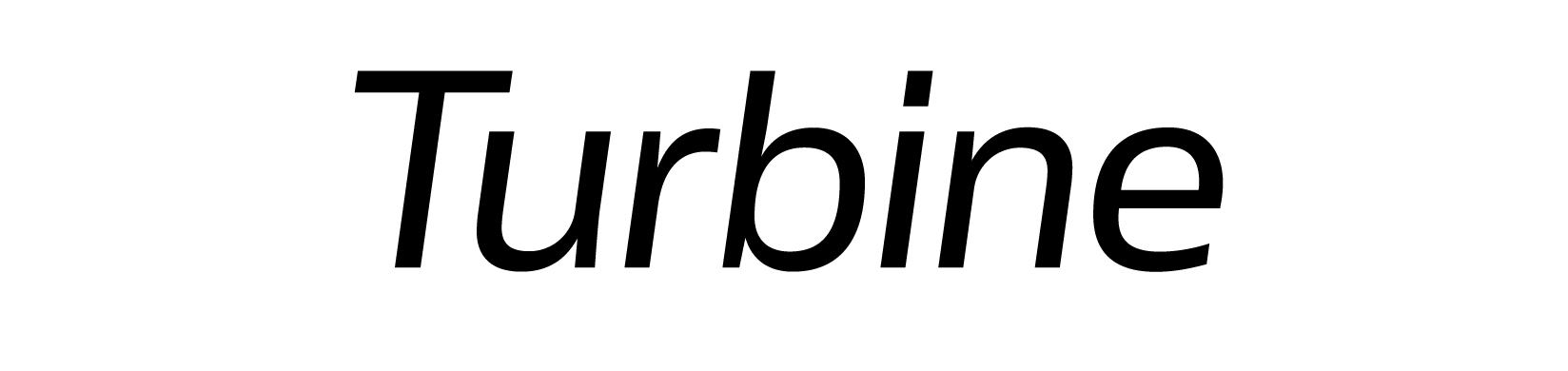 Turbine Typeface