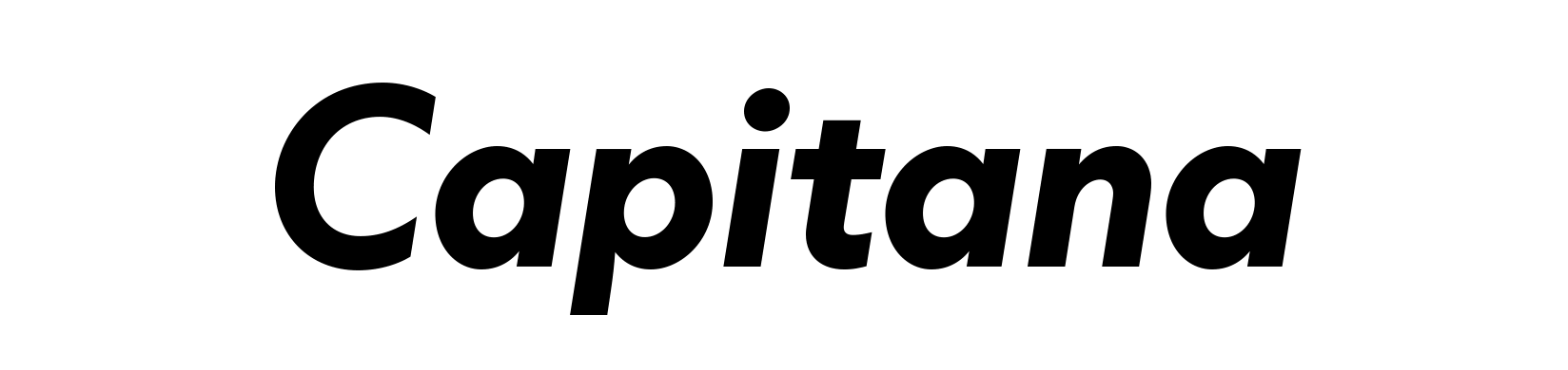 Capitana Typeface