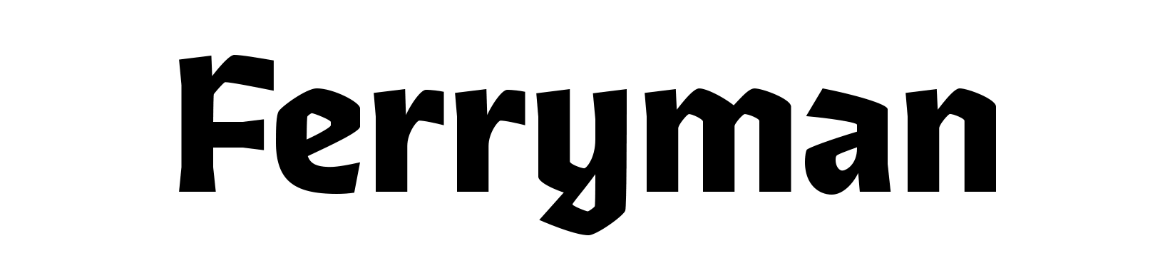 Ferryman Typeface